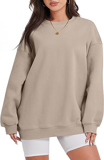 Damen nan extraweites Oversize-Sweatshirt mit überschnittener Schulter und angerautem Innenfutter Echo Archiv