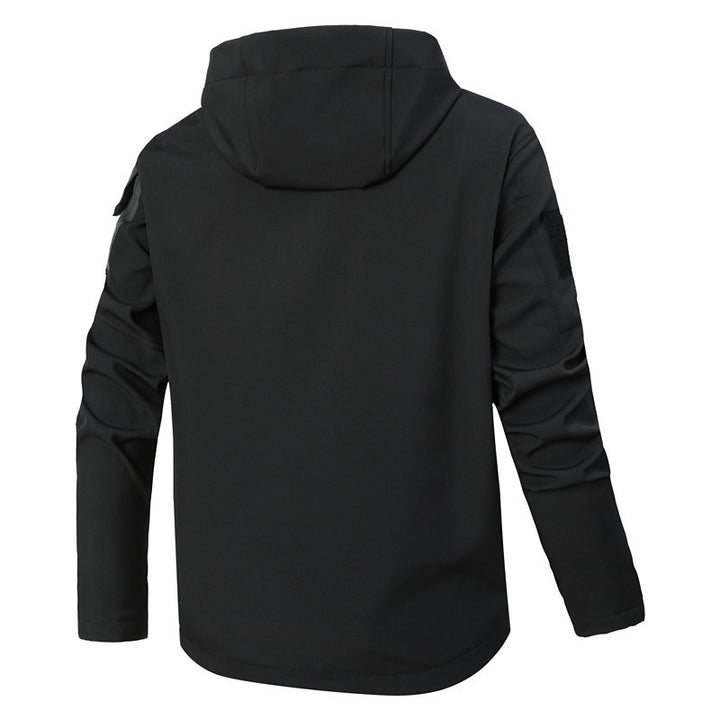 Herren funktionale Softshell-Jacke mit Fleece-Innenfutter und Kapuze Echoarchiv