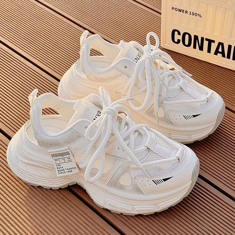 Damen Sportliche Sneakers mit atmungsaktivem Mesh-Obermaterial und rutschfester Sohle Echo Archiv