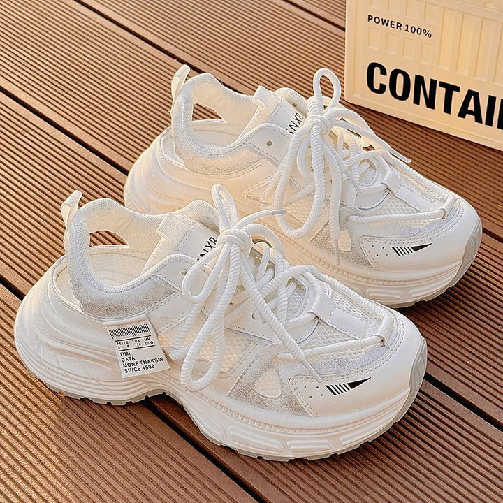 Damen Sportliche Sneakers mit atmungsaktivem Mesh-Obermaterial und rutschfester Sohle Echo Archiv