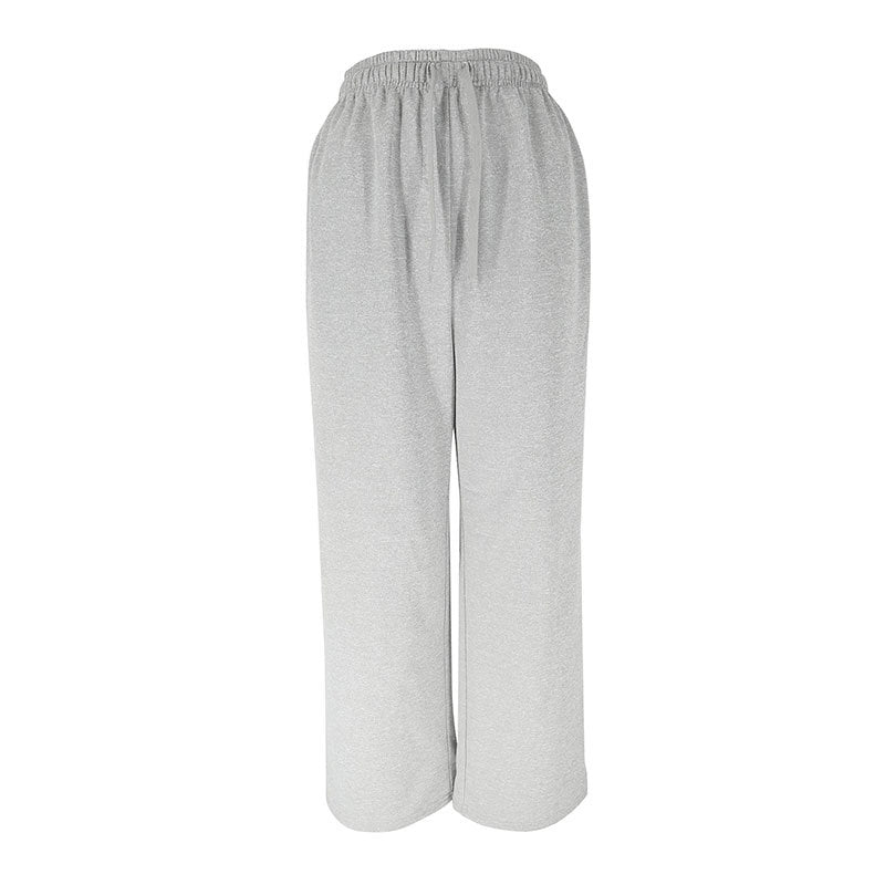 Damen Bequeme Freizeithose mit elastischem Taillenzug und weitem Bein Echo Archiv