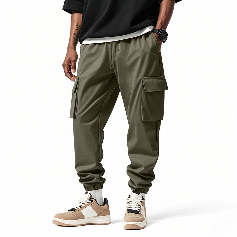 Herren Cargo-Style Jogginghose mit praktischen Taschen und elastischen Bündchen Echoarchiv