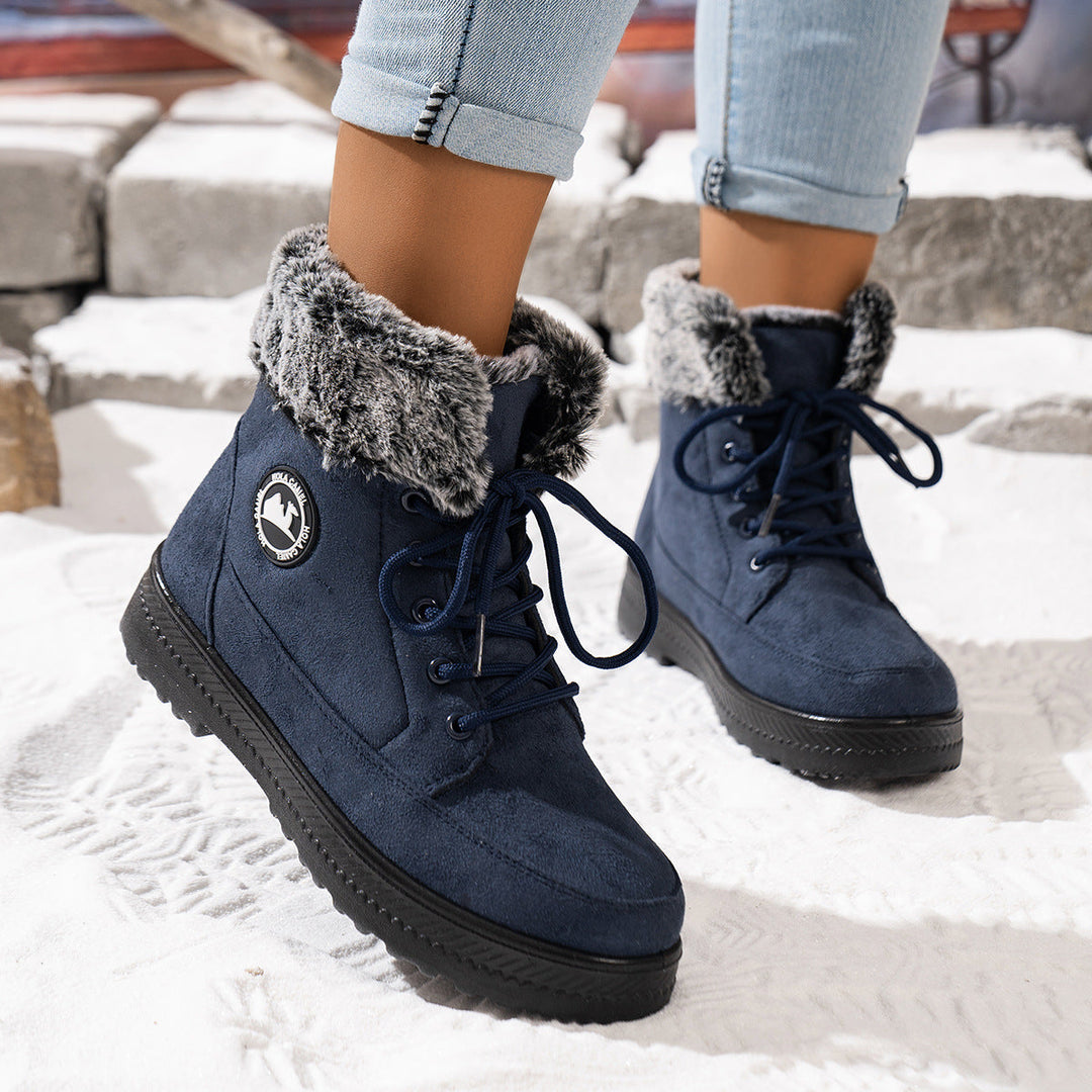 Damen gefütterte Winterstiefel Echoarchiv