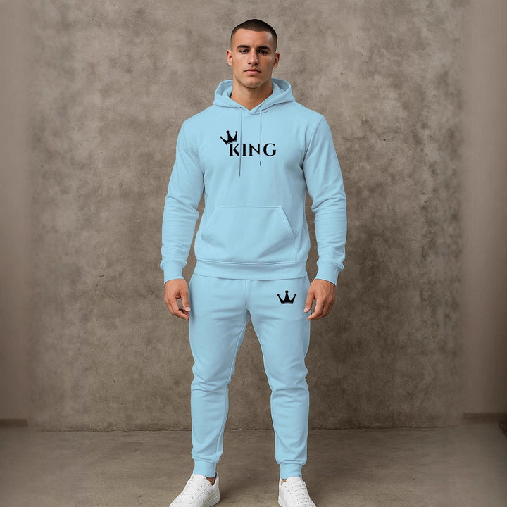 Herren hochwertiger Hoodie und Jogginghose Set Echoarchiv