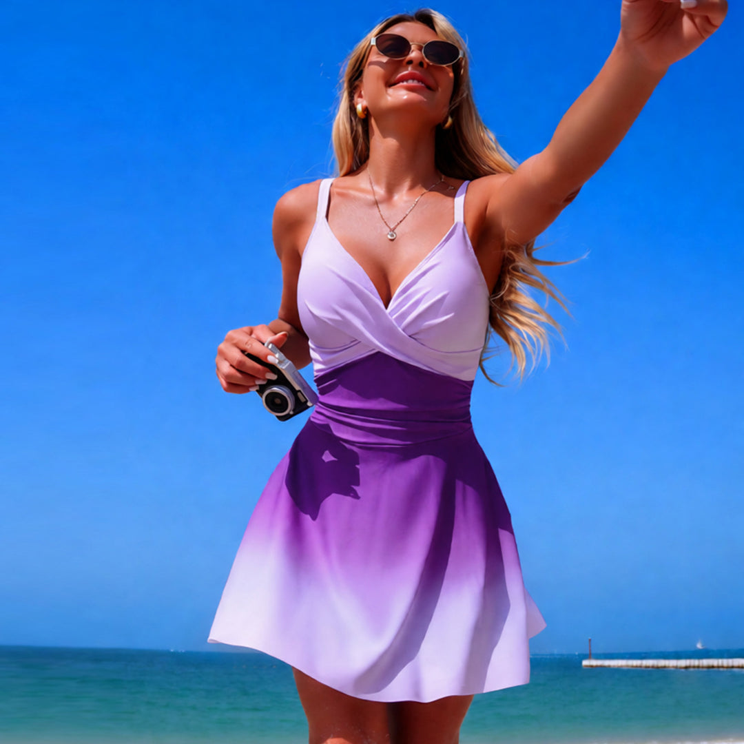 Damen vielseitiges Strandkleid Echo Archiv