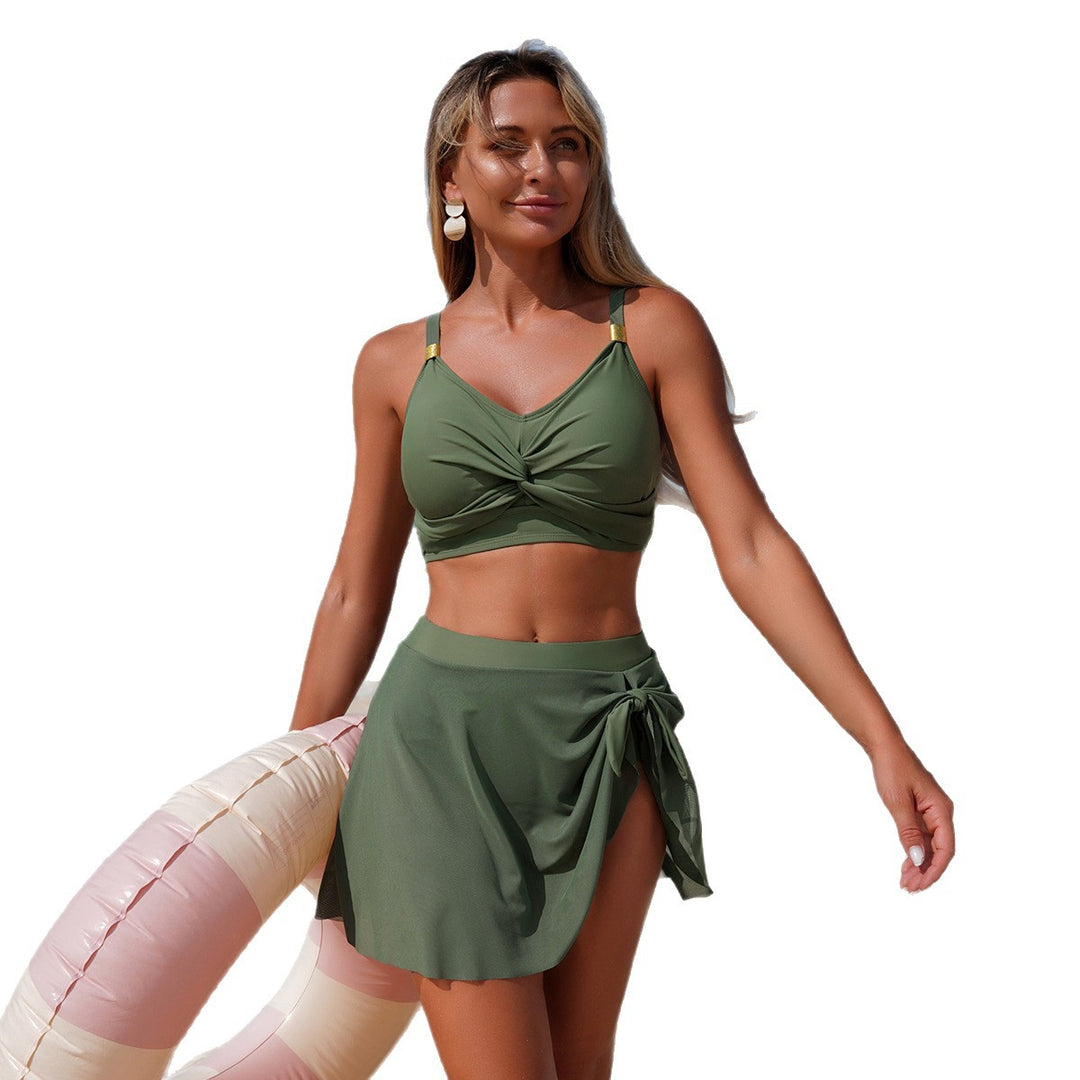 Damen Schwimmbikini mit Wickelrock Echo Archiv