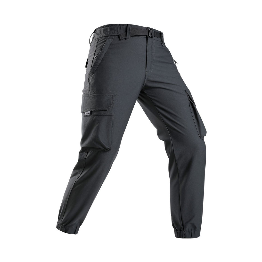 Herren Leichte Outdoor‑Cargohose im Joggerstil mit integriertem Webgurt und elastischen Knöcheln Echo Archiv