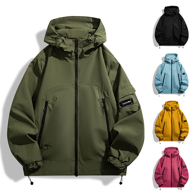 Herren Moderner Allwetter-Hoodie mit Wind- und Wasserabweisender Membran Echo Archiv
