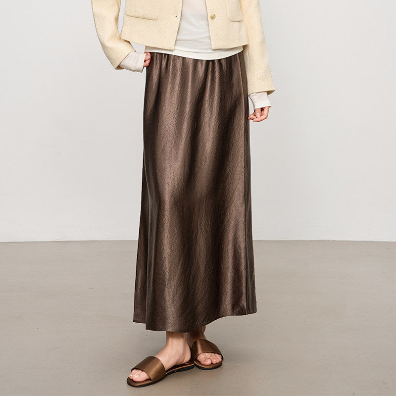 Damen Eleganter Maxirock aus hochwertigem Chiffon Echoarchiv