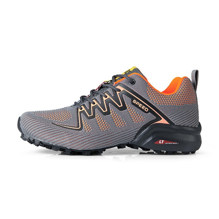 Herren nan Offroad-Laufschuh mit atmungsaktivem Strickoberteil, griffiger Multiterrain-Laufsohle und stabiler Fersenführung Echo Archiv