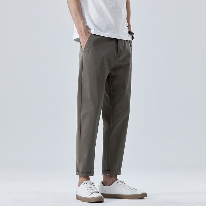 Herren Modische Chino-Hose mit Bundfalten Echo Archiv