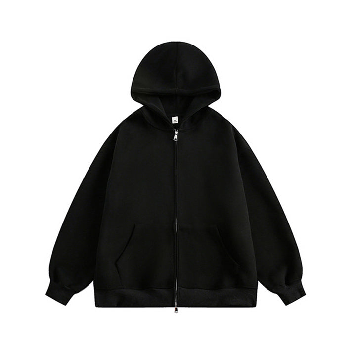 Unisex Oversize-Kapuzenjacke mit durchgehendem Reißverschluss und weichem Fleece-Innenfutter Echo Archiv