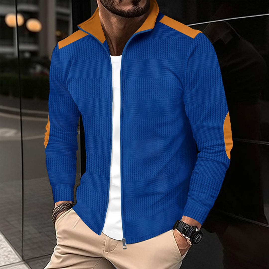 Herren sportliche Funktionsjacke mit modischem Stehkragen und atmungsaktiven Eigenschaften Echoarchiv