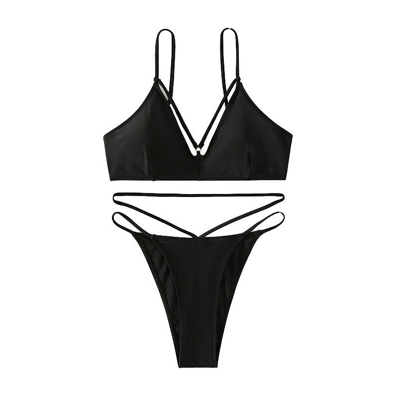Damen Triangel-Bikini mit raffiniertem Trägerdesign Echo Archiv