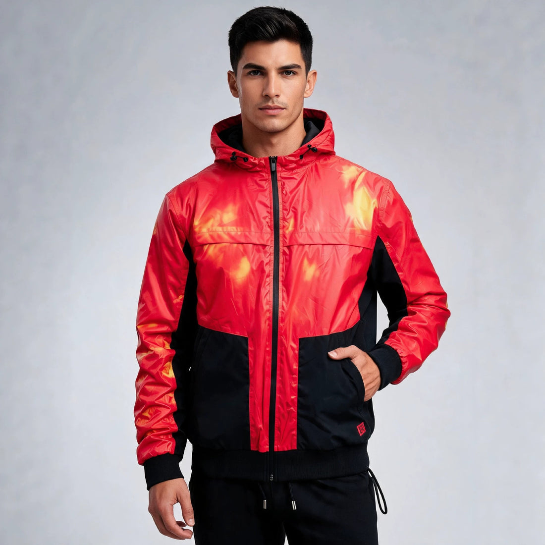 Herren Trendige Sportjacke mit Kapuze – Taviero