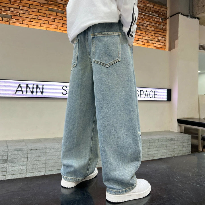 Damen oversized Jeans mit einzigartigem Schnitt und tiefen Taschen Echo Archiv
