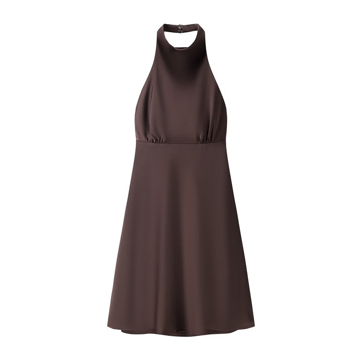 Damen Halterkleid mit schwingendem Rock und elegantem, fließendem Schnitt Echo Archiv