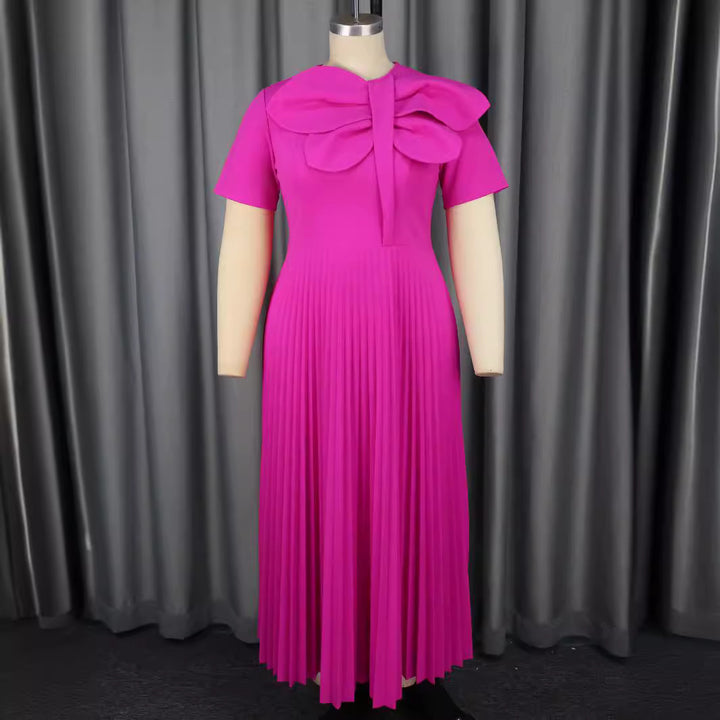 Damen Elegantes Midikleid mit voluminösem Schleifenakzent Echo Archiv