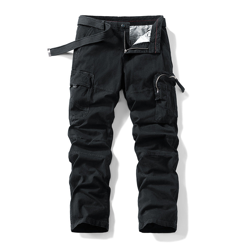 Herren Robuste Utility-Cargohose mit ergonomischen Knieabnähern und integriertem Webgürtel Echo Archiv