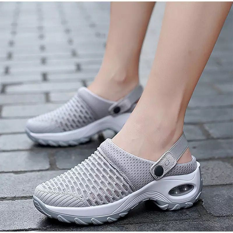 Damen atmungsaktive Slip-On Sneakers mit modischem Mesh-Design Echo Archiv