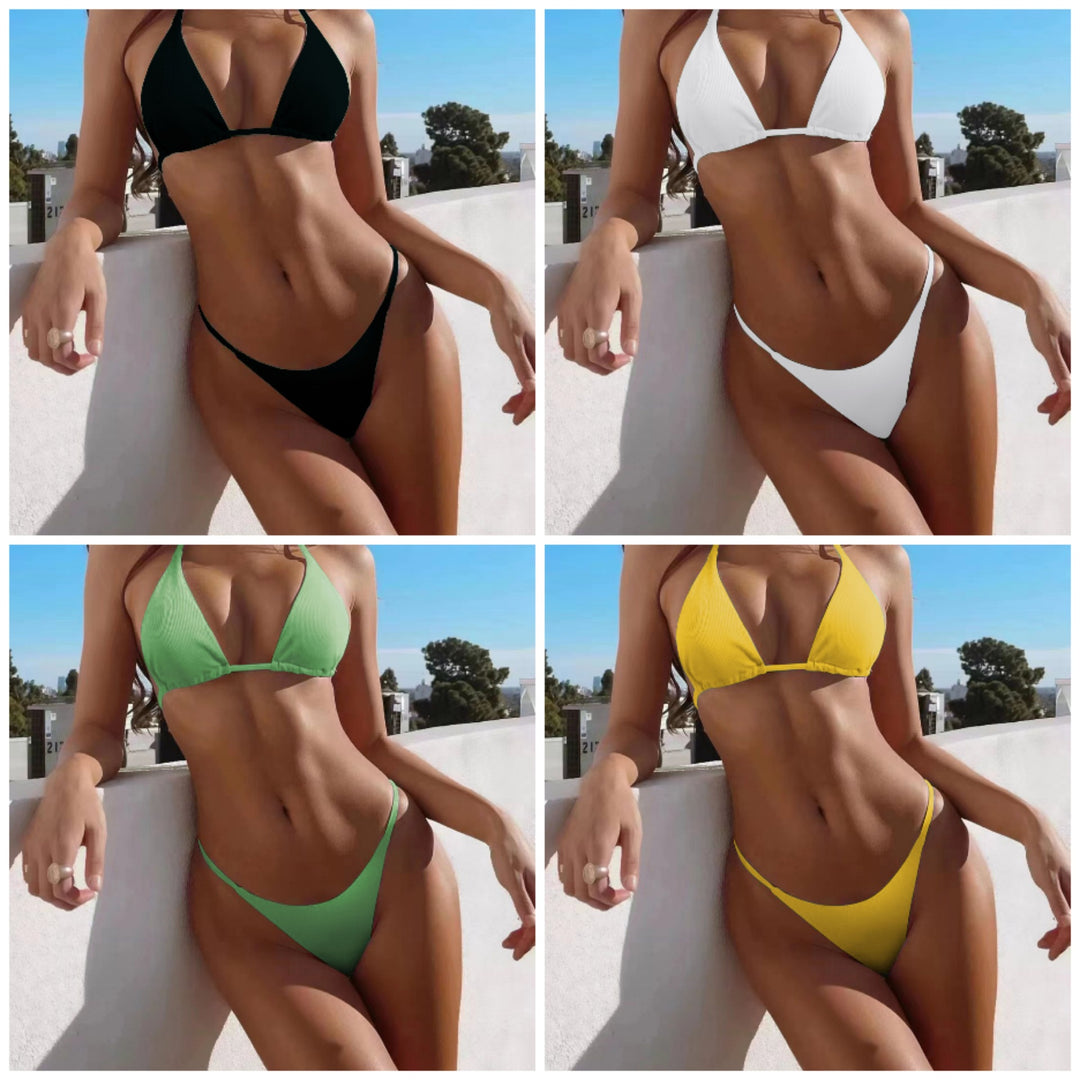 Damen Triangel-Bikini mit verstellbaren Trägern Echo Archiv