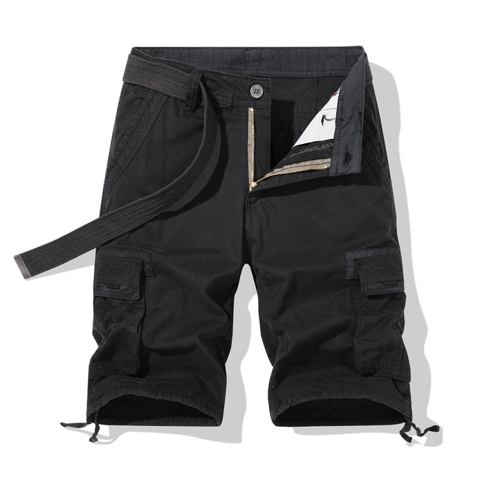 Herren Cargo-Shorts mit multifunktionalen Taschen und verstellbarem Bund Echoarchiv