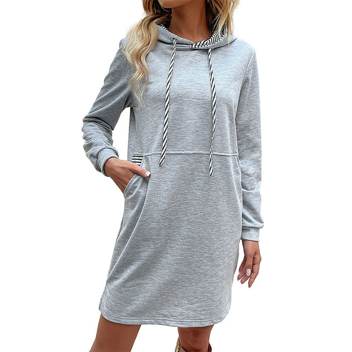 Damen Kapuzenkleid aus hochwertiger Baumwolle Echo Archiv