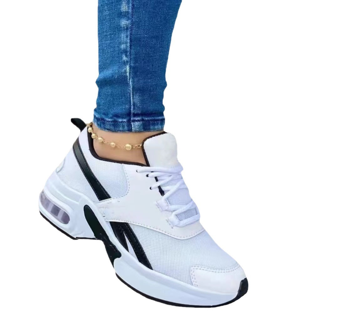 Damen nan trendiger Plateau-Sneaker mit sichtbarer Luftkammer und atmungsaktivem Mesh Echo Archiv