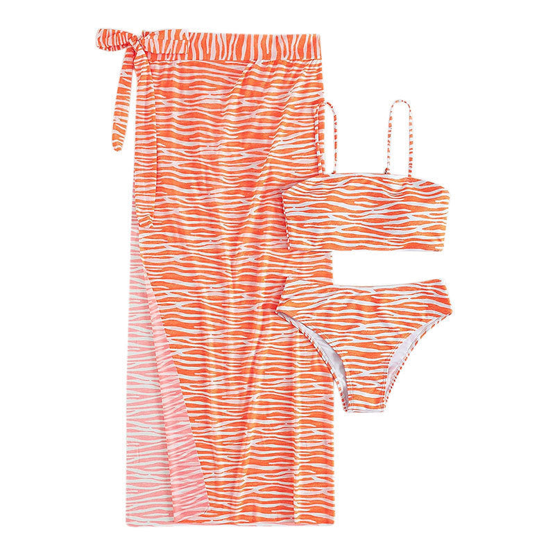 Damen Zweiteiler Bikini-Set mit trendigem Wickelrock Echo Archiv