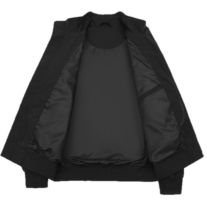 Herren lässige Übergangsjacke mit elastischen Bündchen und praktischen Taschen Echoarchiv