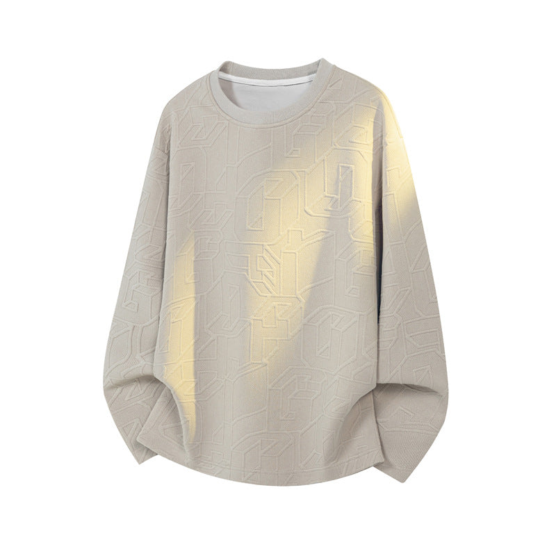 Damen Modischer Sweatshirt mit modernem Prägung Echo Archiv