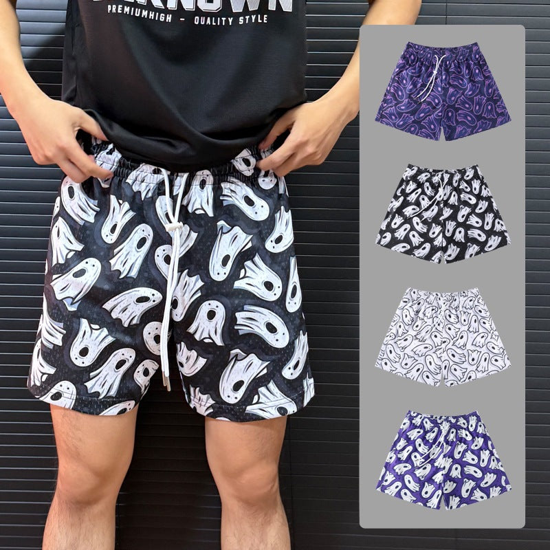 Herren Ghost Print Badehorts Echoarchiv