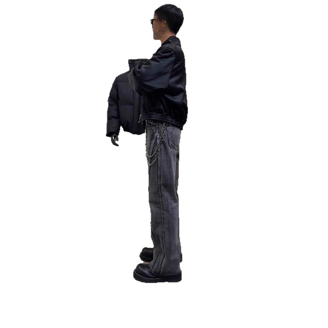 Herren Modische High-Waist Jeans Echoarchiv
