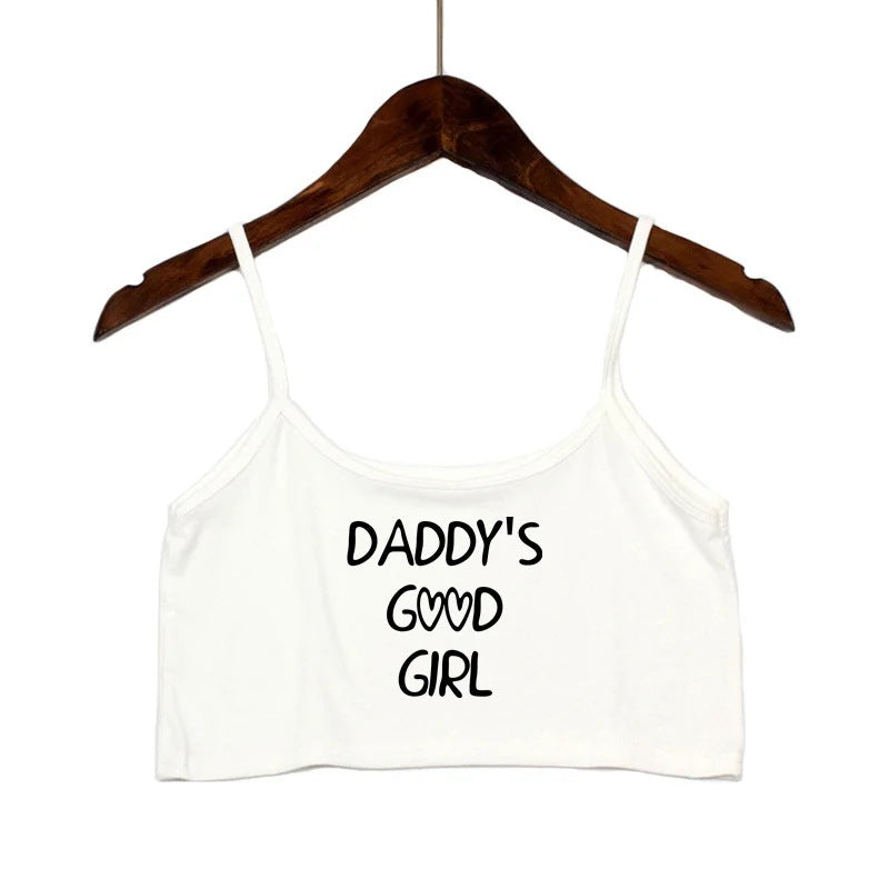 Damen modisches Crop-Top mit verzierten Trägern Echo Archiv
