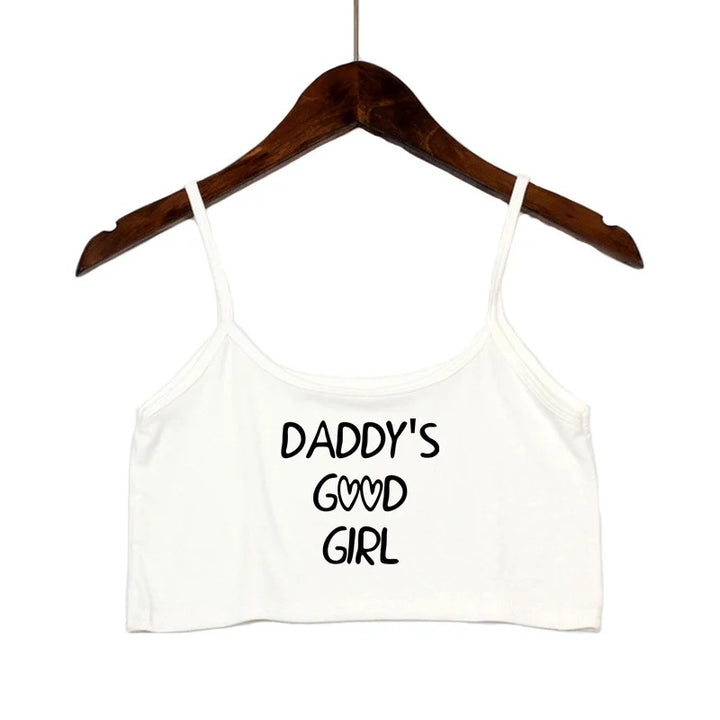 Damen modisches Crop-Top mit verzierten Trägern Echo Archiv