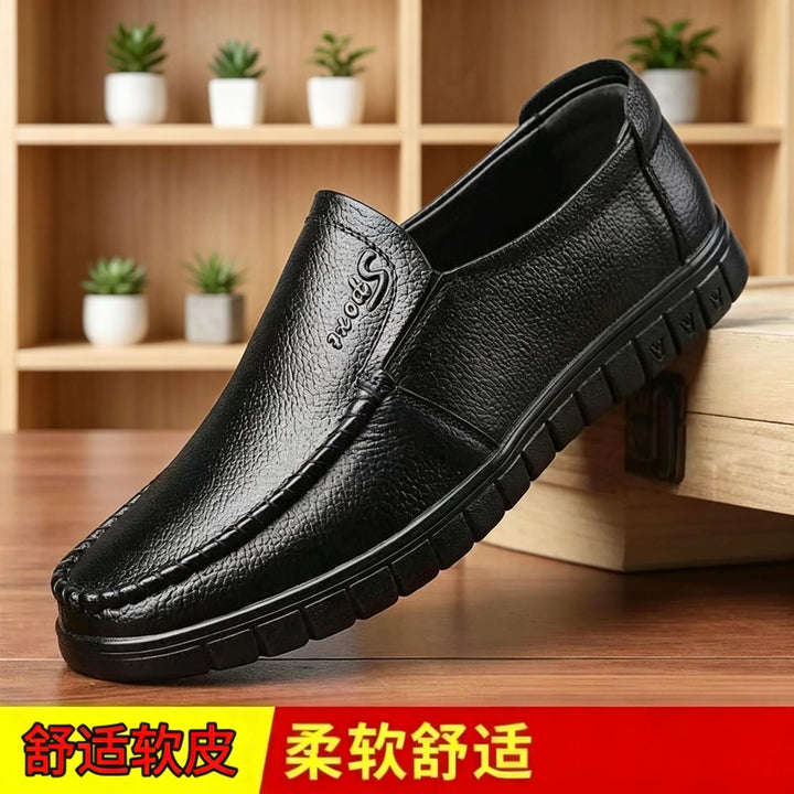 Herren Bequeme Lederslipper Echoarchiv