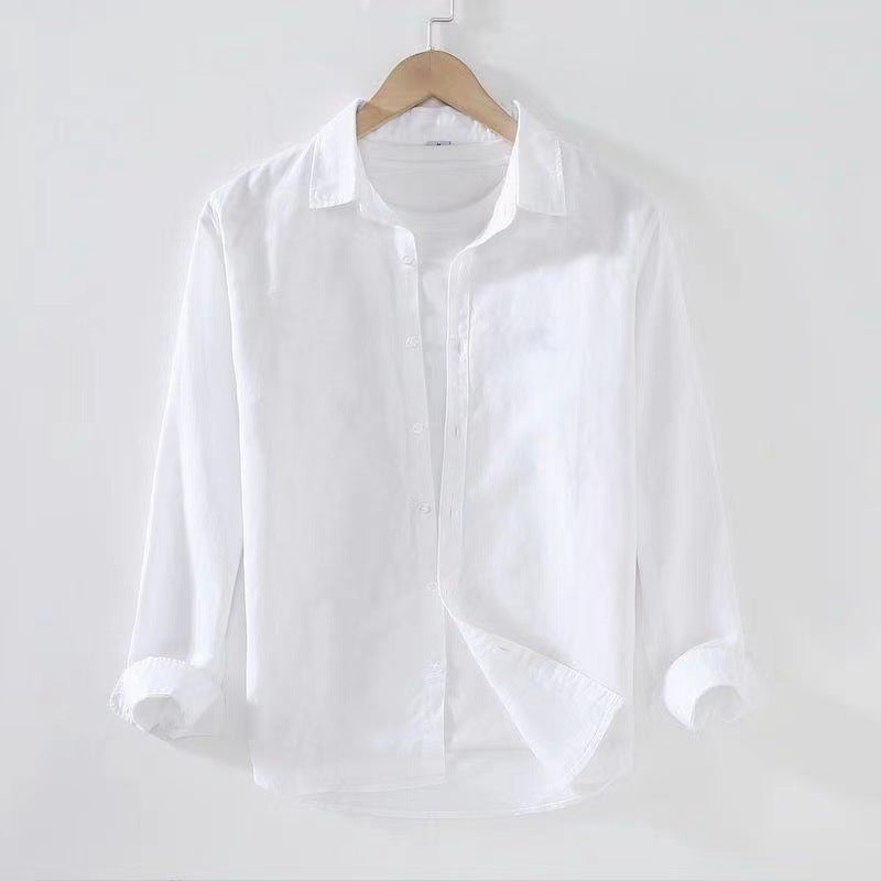 Herren lässige Baumwollbluse mit modernem Schnitt und praktischen Details Echoarchiv