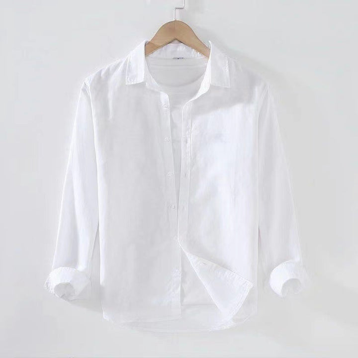 Herren lässige Baumwollbluse mit modernem Schnitt und praktischen Details Echoarchiv