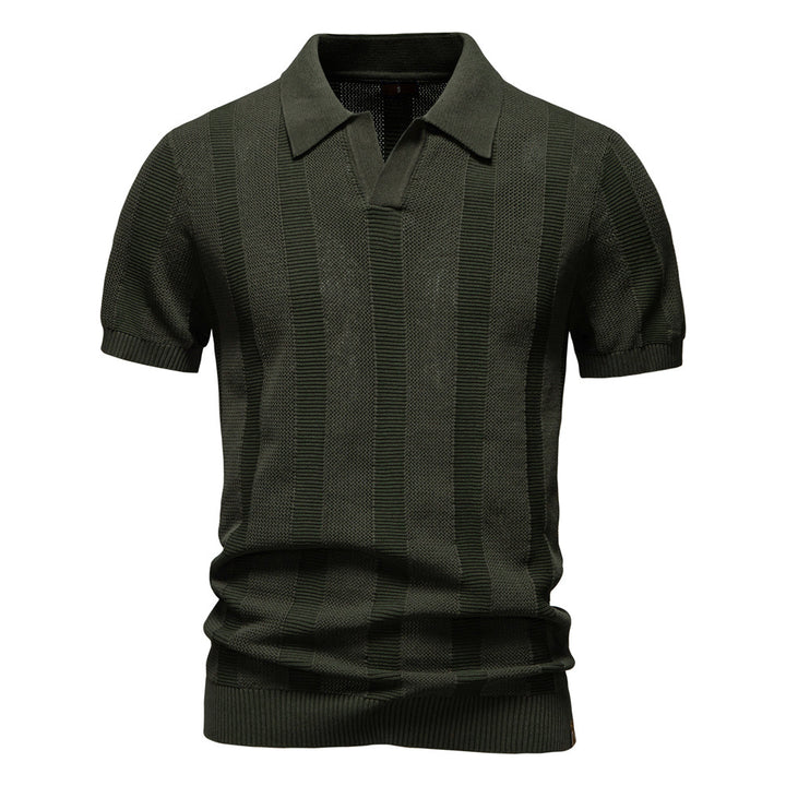 Herren Poloshirt mit strukturiertem Design und hochentwickeltem Tragekomfort Echoarchiv
