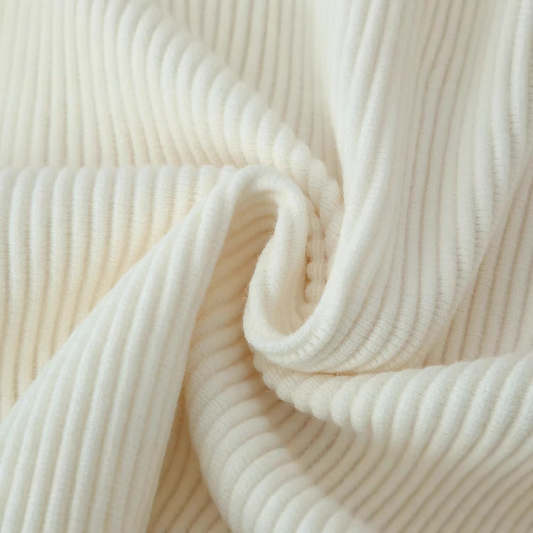 Damen Gerippte Strickcardigan mit asymmetrischem Stehkragen Echoarchiv