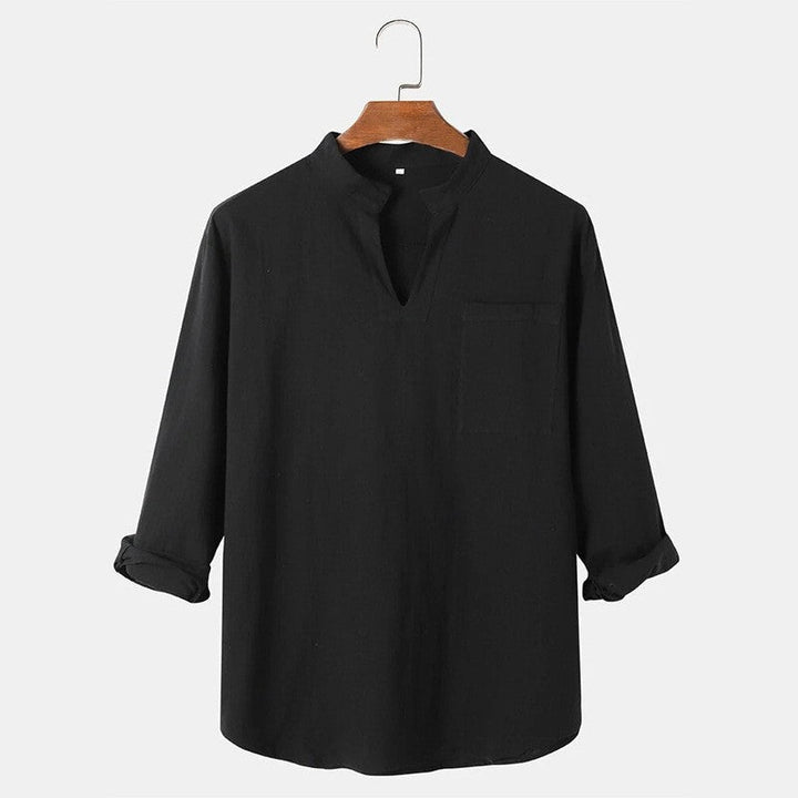 Damen lässige Leinenbluse Echoarchiv
