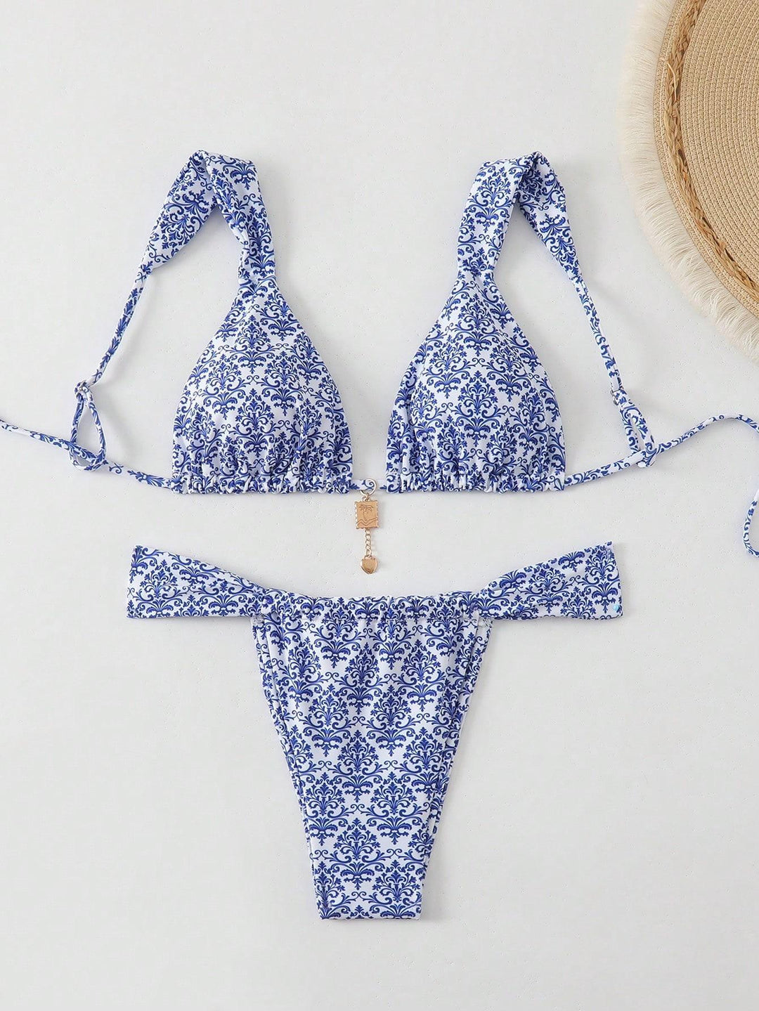 Damen Triangel-Bikini mit verspieltem Mustermix Echo Archiv