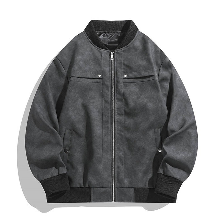Herren Modische Bomberjacke im Vintage-Look Echo Archiv