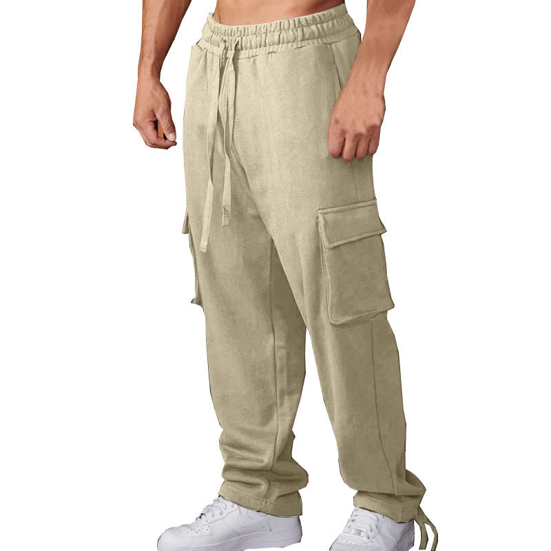 Herren lässige Cargo-Jogginghose mit elastischem Bund und praktischen Seitentaschen Echoarchiv