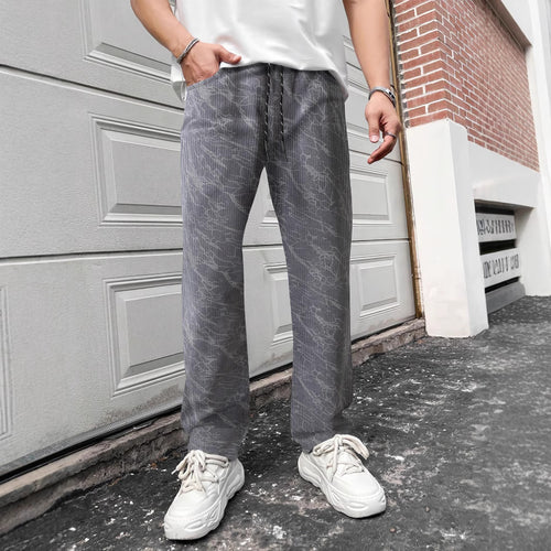Herren lässige Jogginghose mit modischem Muster Echoarchiv