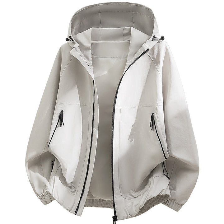 Herren technische Kapuzen-Softshelljacke mit verstellbarer Kapuze und Utility-Taschen Echo Archiv