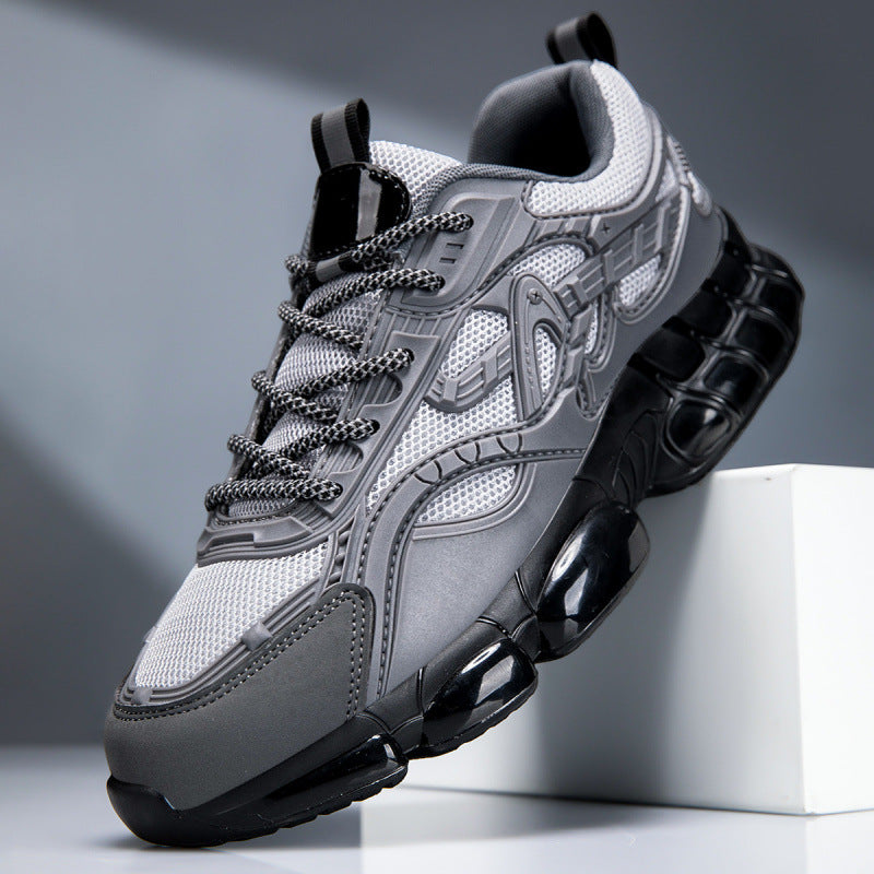 Herren Sportlicher Chunky-Sneaker mit glänzenden Overlays und gedämpfter Luftkissen-Sohle Echoarchiv