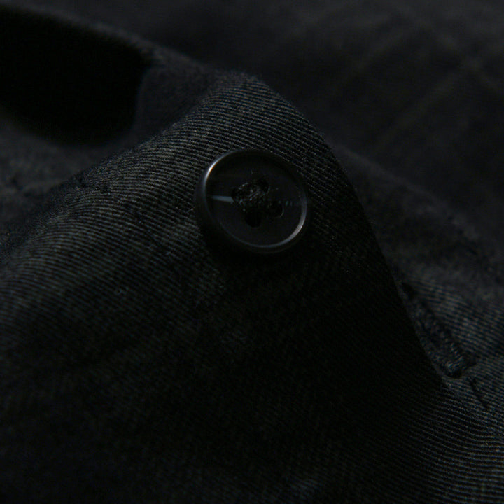 Herren Kariertes Hemdjacken-Overshirt aus leichtem Twill mit Brusttasche Echoarchiv