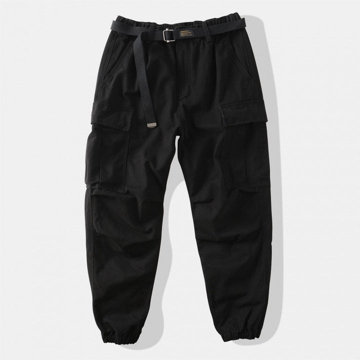 Herren Cargo-Hose mit verstellbarem Bund und praktischen Taschen Echo Archiv