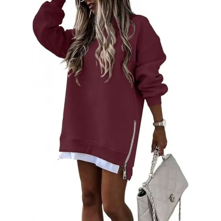 Damen Lässiger Hoodie mit seitlichem Reißverschluss Echo Archiv